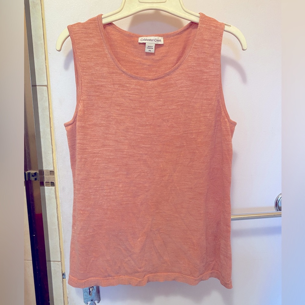 Women's Coldwater Creek sweater tank SP